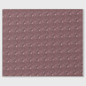 "Danke" Handgeschriebener Text über Dusty Rose Geschenkpapier (Flach)