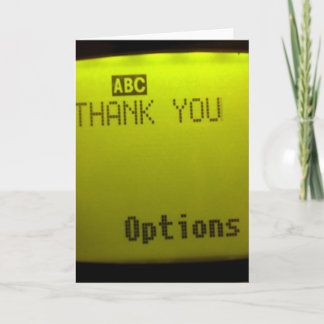 Danke Handygrußkarte