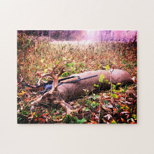 Danke Harvested Whitetail Buck Puzzle (Horizontal)