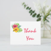 Danke Hawaiian Postkarte (Stehend Vorderseite)