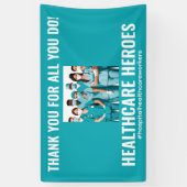 Danke HealthCare Heroes Nurse Doctor Banner (Vertikal)