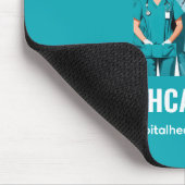 Danke HealthCare Heroes Nurse Doctor Mousepad (Ecke)