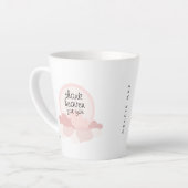 Danke Heaven für Sie | Rosa und neutrale Wolken Milchtasse (Linke Ecke)