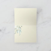 Danke | Hellgelbe Elfenbeinblütenblüte Rose (Innenseite)