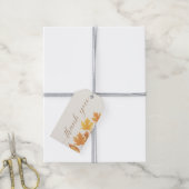 Danke - Herbst Herbst Babydusche | Geschenkanhänger (Mit Garn)