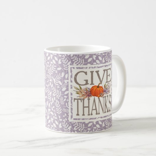 Danke | Herbsternte Kaffeetasse (VorderseiteRechts)