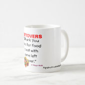 Danke Herr für Essen zu essen! Kaffeetasse (VorderseiteRechts)