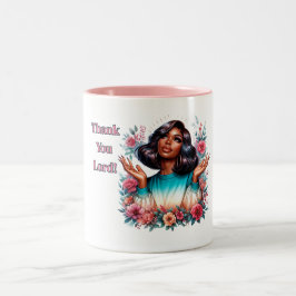 Danke, Herr! Zweifarbige Tasse