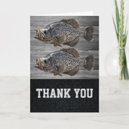 Danke Herren Crappie Fischen Rustikaler Sport