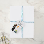 Danke, Hexe Baby Shower Halloween Geschenkanhänger (Mit Garn)