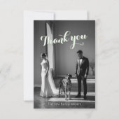Danke, Hochzeit mit Deutsche Dogge (Vorderseite)