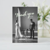 Danke, Hochzeit mit Deutsche Dogge (Stehend Vorderseite)