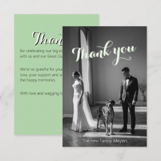 Danke, Hochzeit mit Deutsche Dogge