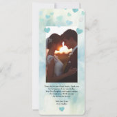 Danke - Hochzeitkarte (Rückseite)