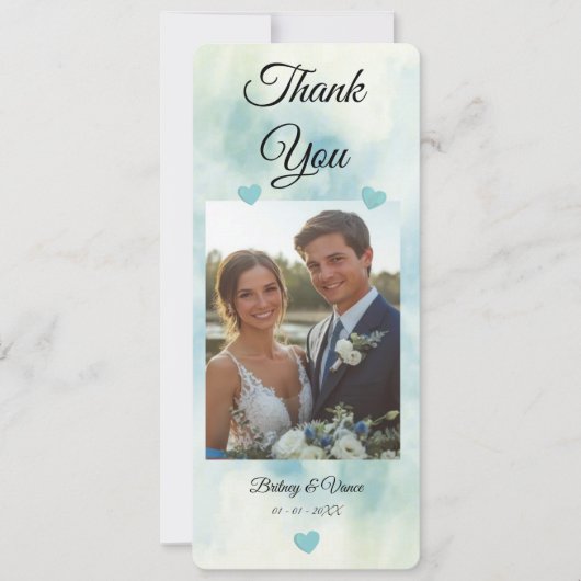 Danke - Hochzeitkarte (Vorderseite)