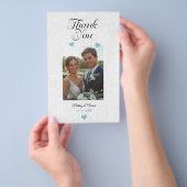 Danke - Hochzeitkarte Flyer (Handgriff)