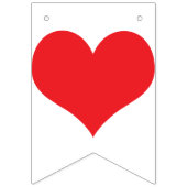 DANKE ❤ HOCHZEITS-ZEICHEN-DEKOR WIMPELKETTE (Erste Fahne)