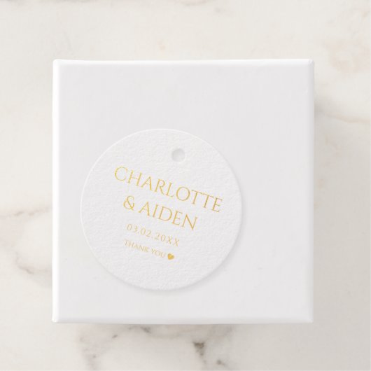 "Danke! Hochzeitsherz Geschenkanhänger (Mit Box)