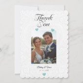 Danke - Hochzeitskarte Feiertagskarte (Vorderseite)