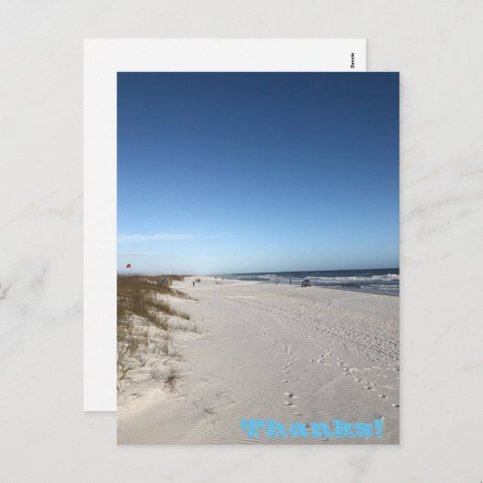 Danke Holiday Postcard Feiertagspostkarte (Vorne/Hinten)