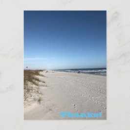 Danke Holiday Postcard Feiertagspostkarte