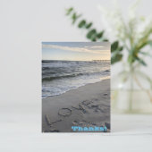 Danke Holiday Postcard Feiertagspostkarte (Stehend Vorderseite)