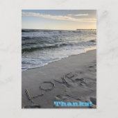 Danke Holiday Postcard Feiertagspostkarte (Vorderseite)