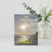 Danke Holiday Postcard Feiertagspostkarte (Stehend Vorderseite)