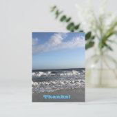 Danke Holiday Postcard Feiertagspostkarte (Stehend Vorderseite)