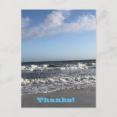 Danke Holiday Postcard Feiertagspostkarte (Vorderseite)