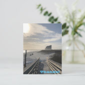 Danke Holiday Postcard Feiertagspostkarte (Stehend Vorderseite)