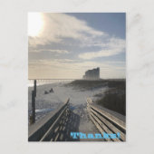 Danke Holiday Postcard Feiertagspostkarte (Vorderseite)