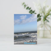 Danke Holiday Postcard Feiertagspostkarte (Stehend Vorderseite)