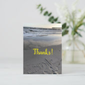 Danke Holiday Postcard Feiertagspostkarte (Stehend Vorderseite)