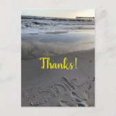 Danke Holiday Postcard Feiertagspostkarte (Vorderseite)