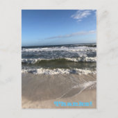 Danke Holiday Postcard Feiertagspostkarte (Vorderseite)