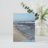 Danke Holiday Postcard Feiertagspostkarte (Stehend Vorderseite)