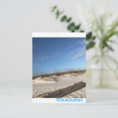 Danke Holiday Postcard Feiertagspostkarte (Stehend Vorderseite)