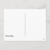 Danke Holiday Postcard Feiertagspostkarte (Rückseite)