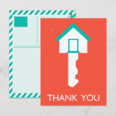 Danke, House Postkarte (Vorne/Hinten)