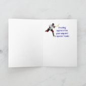 Danke Ice Hockey Sport Karte (Innenseite)