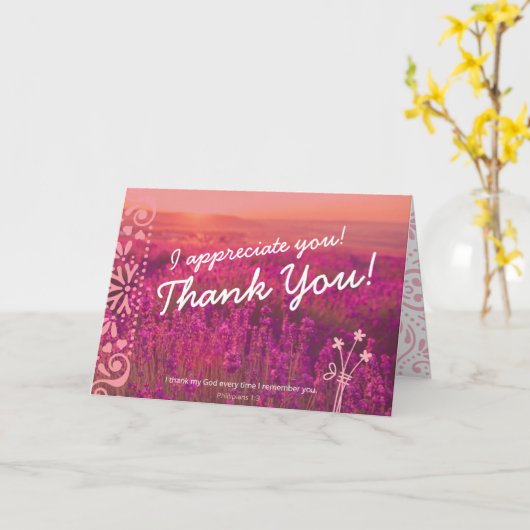 Danke, ich danke Ihnen! Karte (Gelbe Blume)