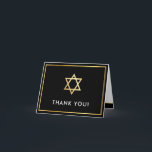DANKE IHNEN Bar mitzvah goldener Stern david schwa<br><div class="desc">[ HINWEIS - DER GOLD-EFFEKT IST EIN DRUCKENDES BILD ] Ein modernes, einfaches Design für DANK YOU CARD Setup als Vorlage. Es ist einfach für Sie, Ihre eigenen Daten hinzuzufügen, oder auf die Schaltfläche Größe zu drücken und Sie können Text, Schriftart, Anpassungen, etc. TIPP: 1 hinzufügen oder ändern. Um die...</div>