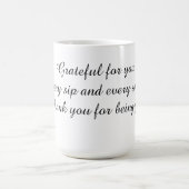 Danke Ihnen Becher 15oz Kaffeetasse (Mittel)