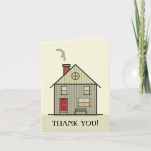 Danke Ihnen Blank Innenseite New Home Realty Karte