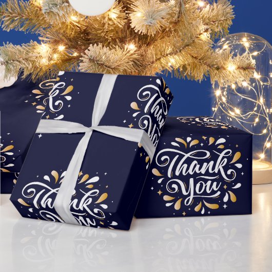 Danke Ihnen, Danke, Textkunst , Geschenkpapier (Feiertage)
