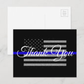 DANKE IHNEN FÜR DIE POLIZEI POSTKARTE (Vorne/Hinten)