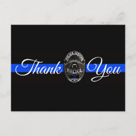 DANKE IHNEN FÜR DIE POLIZEI POSTKARTE