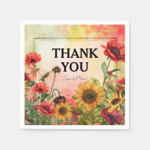 🌻 danke Ihnen für die sonnigen Petals & Scarlet B Serviette