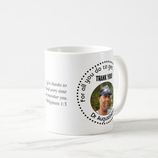 DANKE IHNEN Gesundheitswesen Hero Personalisiertes Kaffeetasse (VorderseiteRechts)